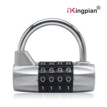 4 Dials Resettable Combination Padlock